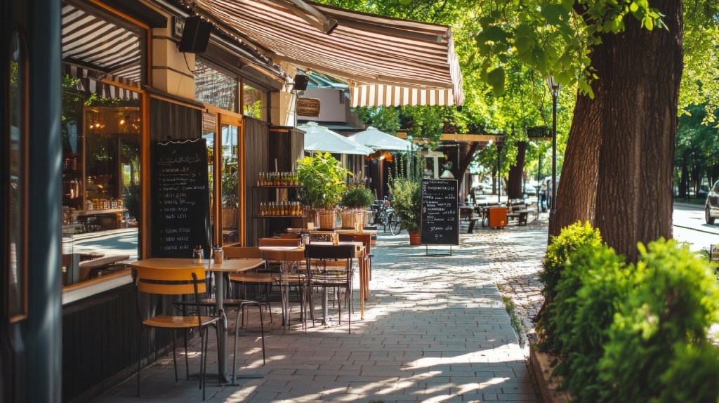 downtown outdoors